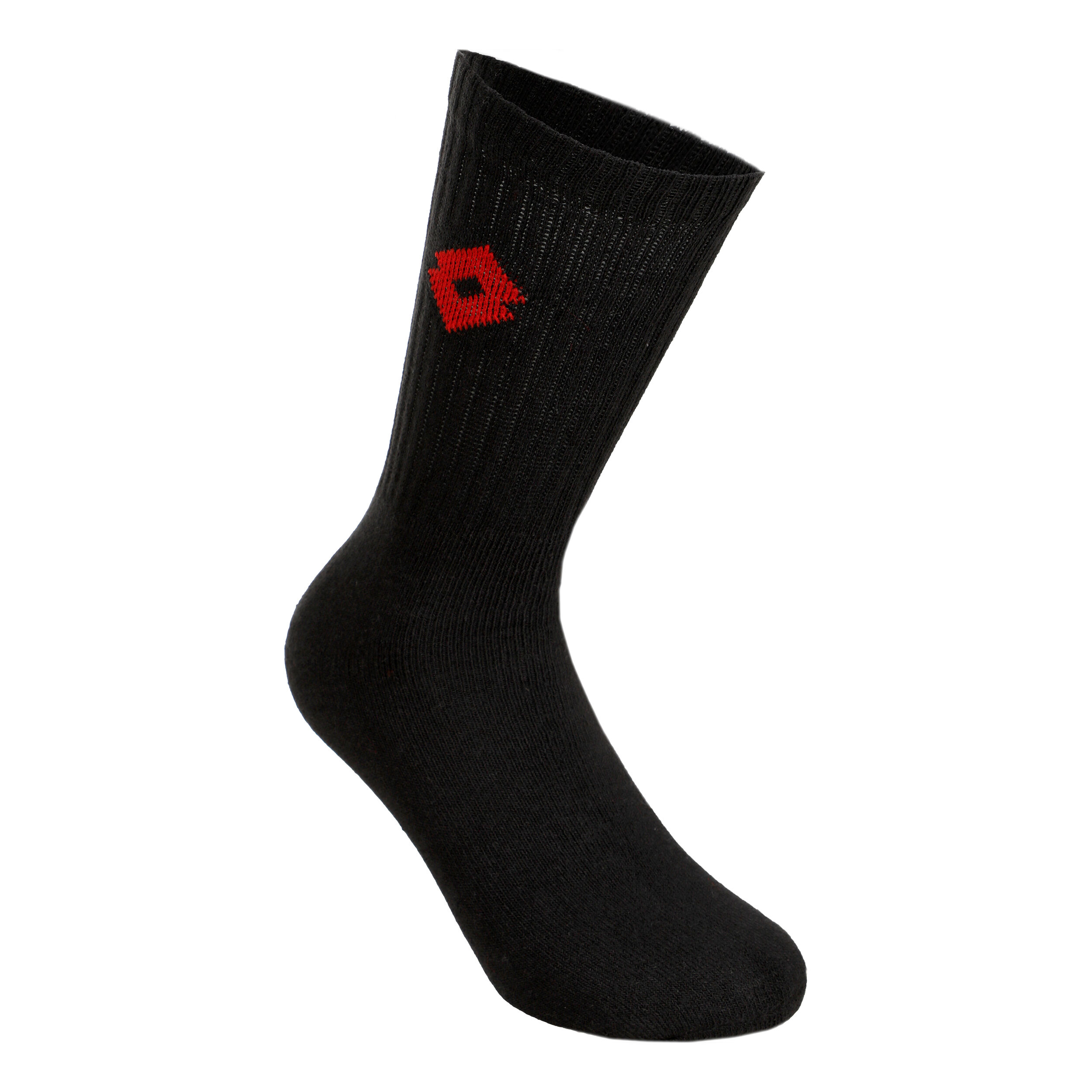 Tennissocken 3er Pack - Schwarz