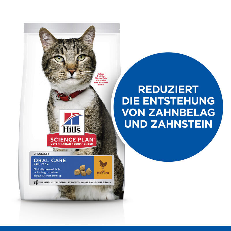 Hill's Trockenfutter Hill's Feline Science Plan Adult Oral Care 2x7 kg