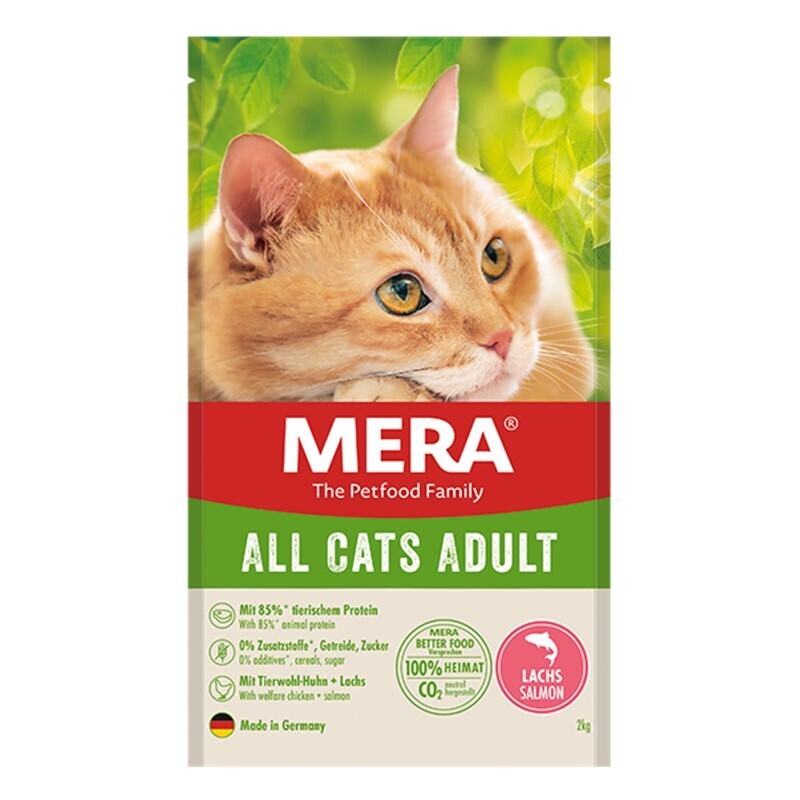 MERA Trockenfutter MERA Cats For All Adult Lachs 2 kg