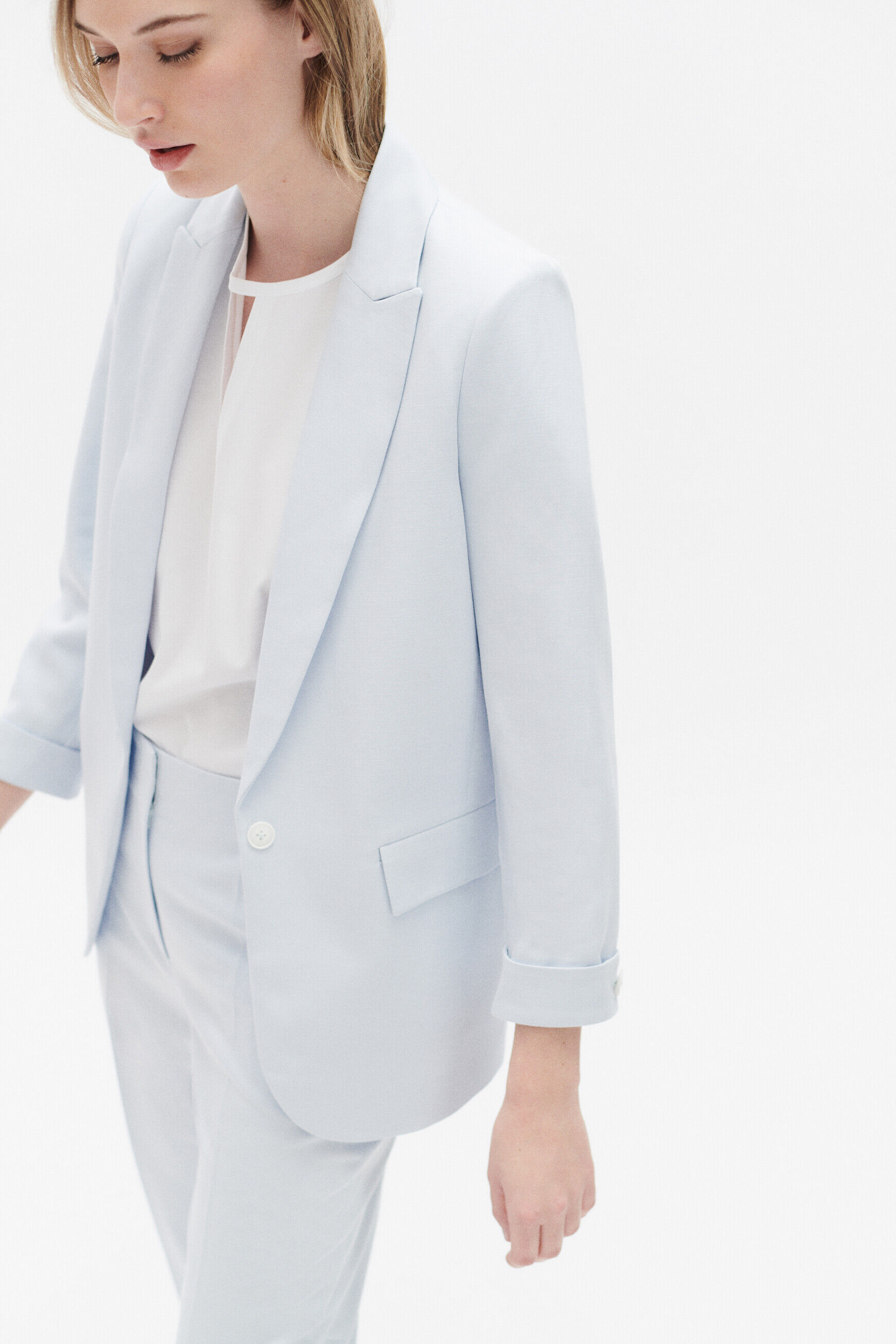 Veste vanais bleu ciel femme
