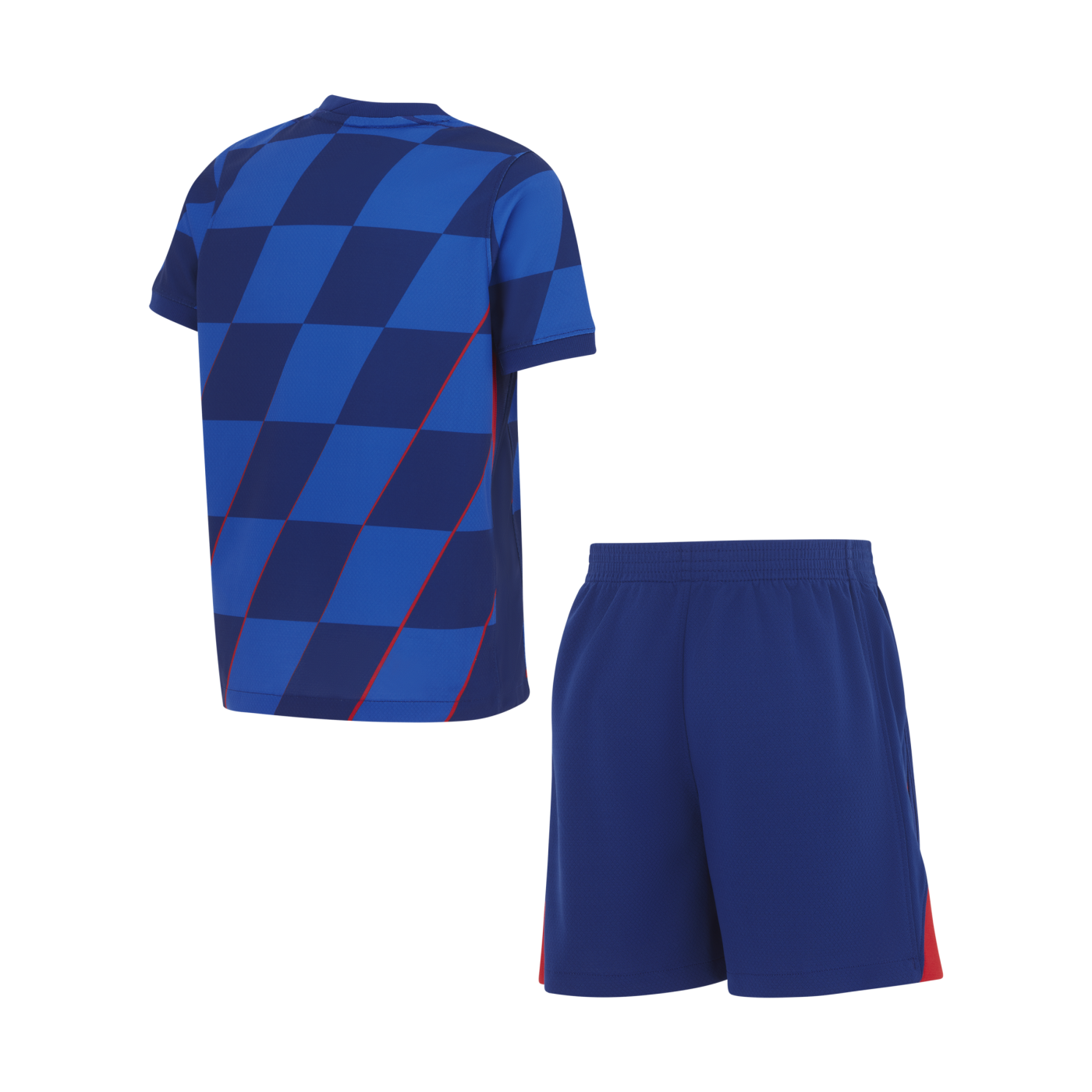 Nike Kroatien Trikot Away EM 2024 Kids Blau Weiss F405