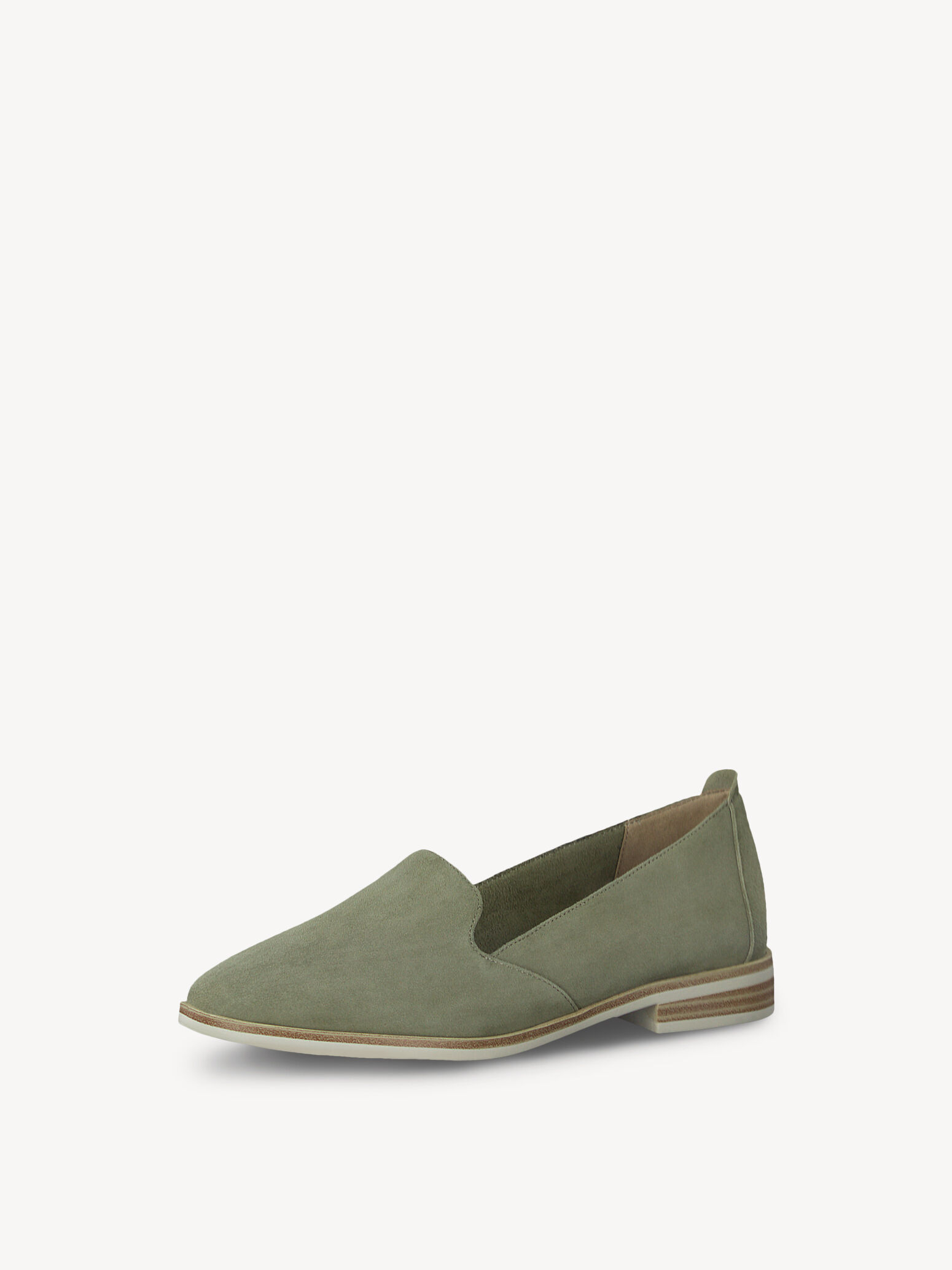 Slipper en cuir - vert