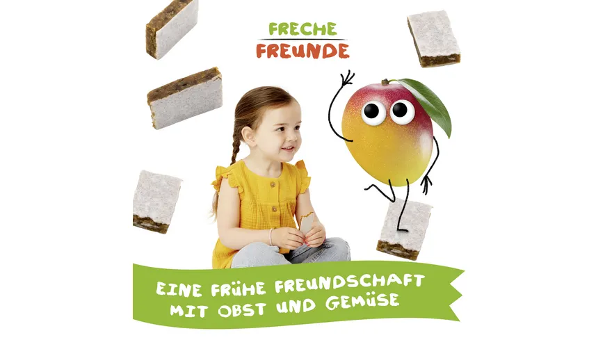 Freche Freunde Bio Frecher Riegel Mango & Orange 4x23g 92 g