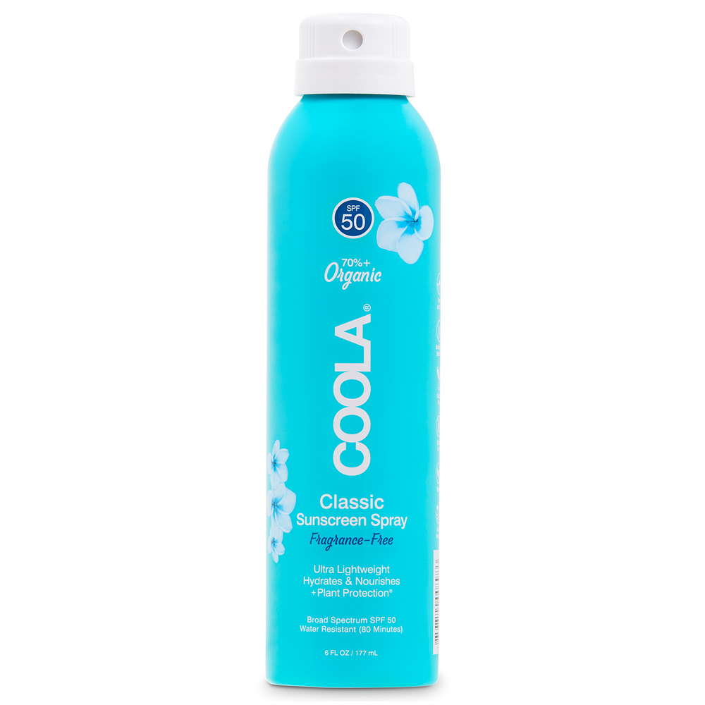 Coola Spray Solaire Corps SPF50 Sans Parfum Riche en ingrédients naturels hydratants