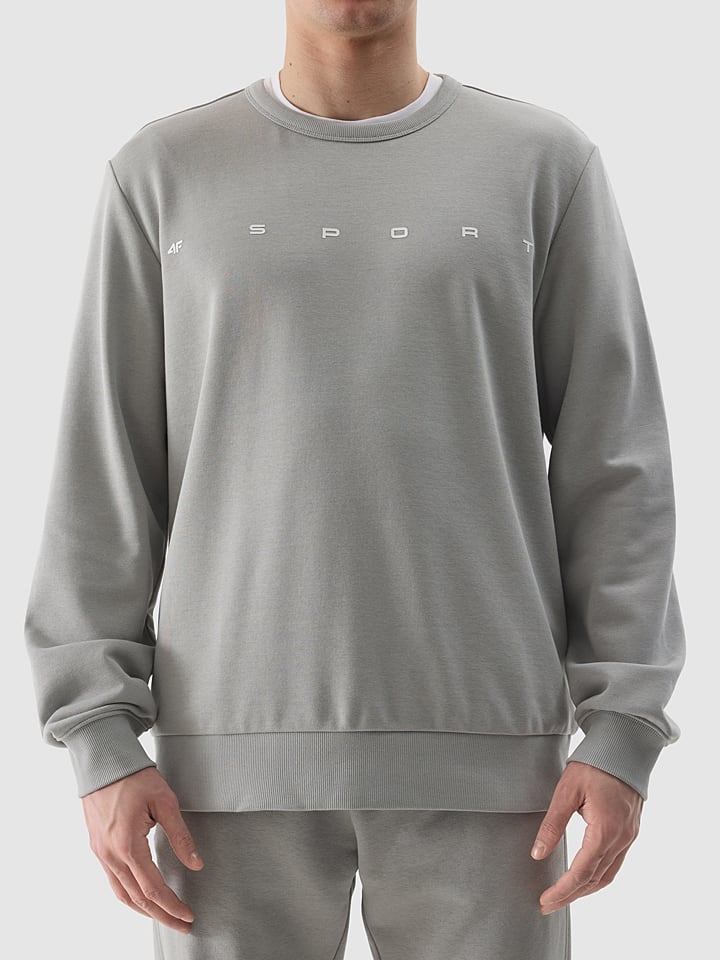 4F Sweatshirt in Grau günstig kaufen