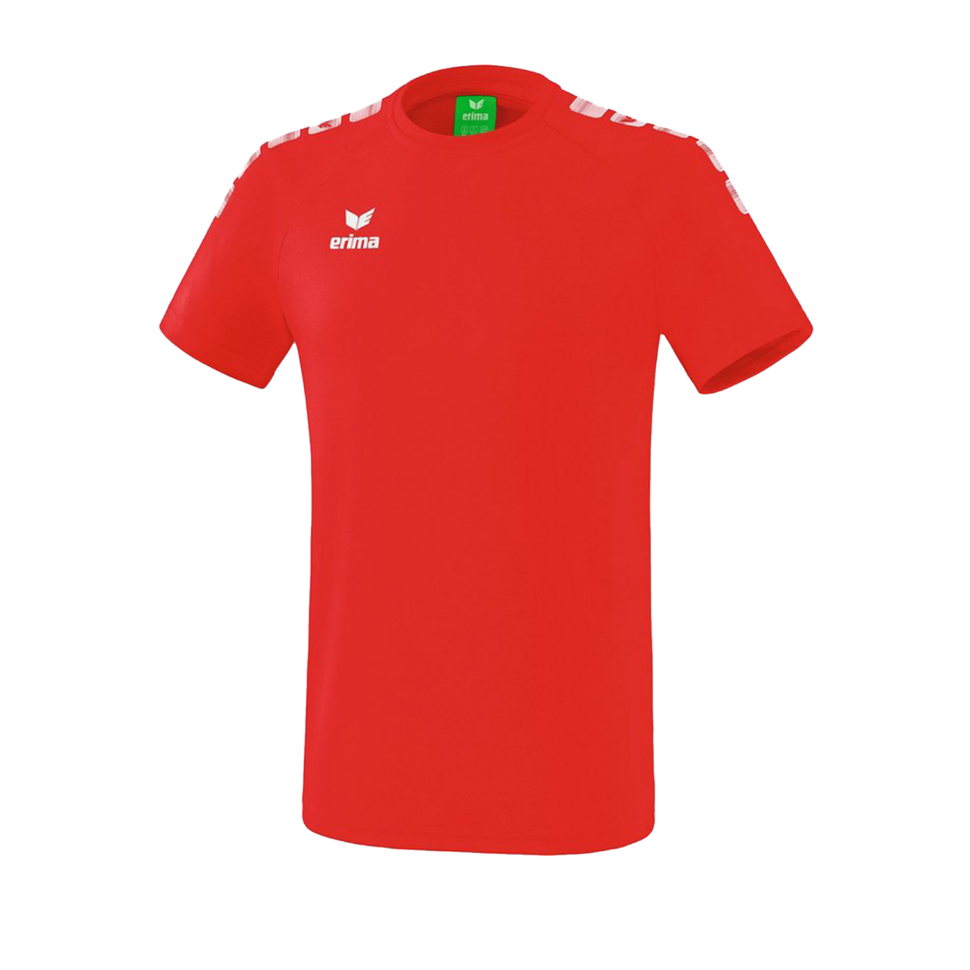 Erima Essential 5-C T-Shirt Rot Weiss