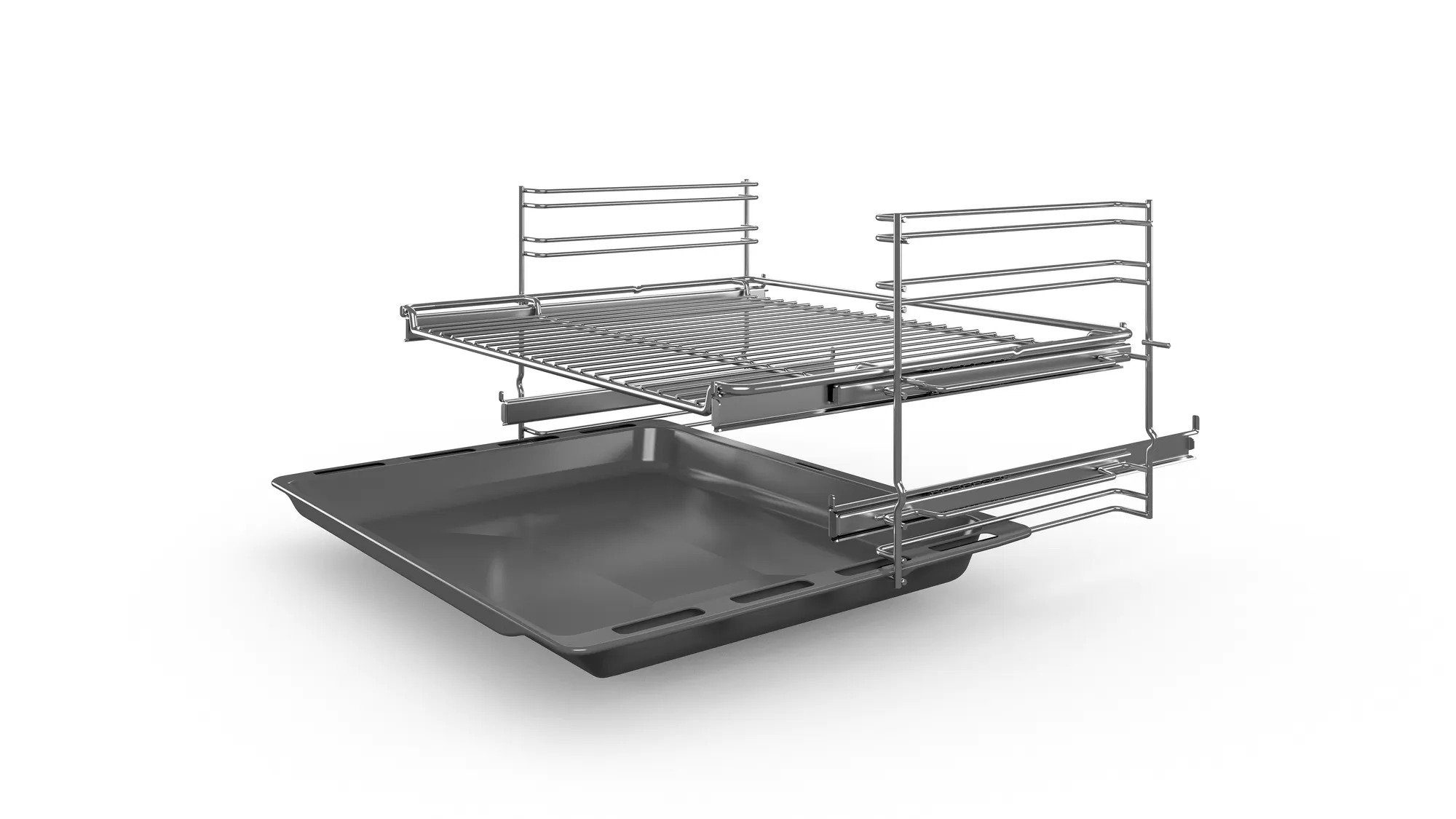 BOSCH Backofen Backofen HBF134 Teleskopauszug EcoClean Direct 60 cm