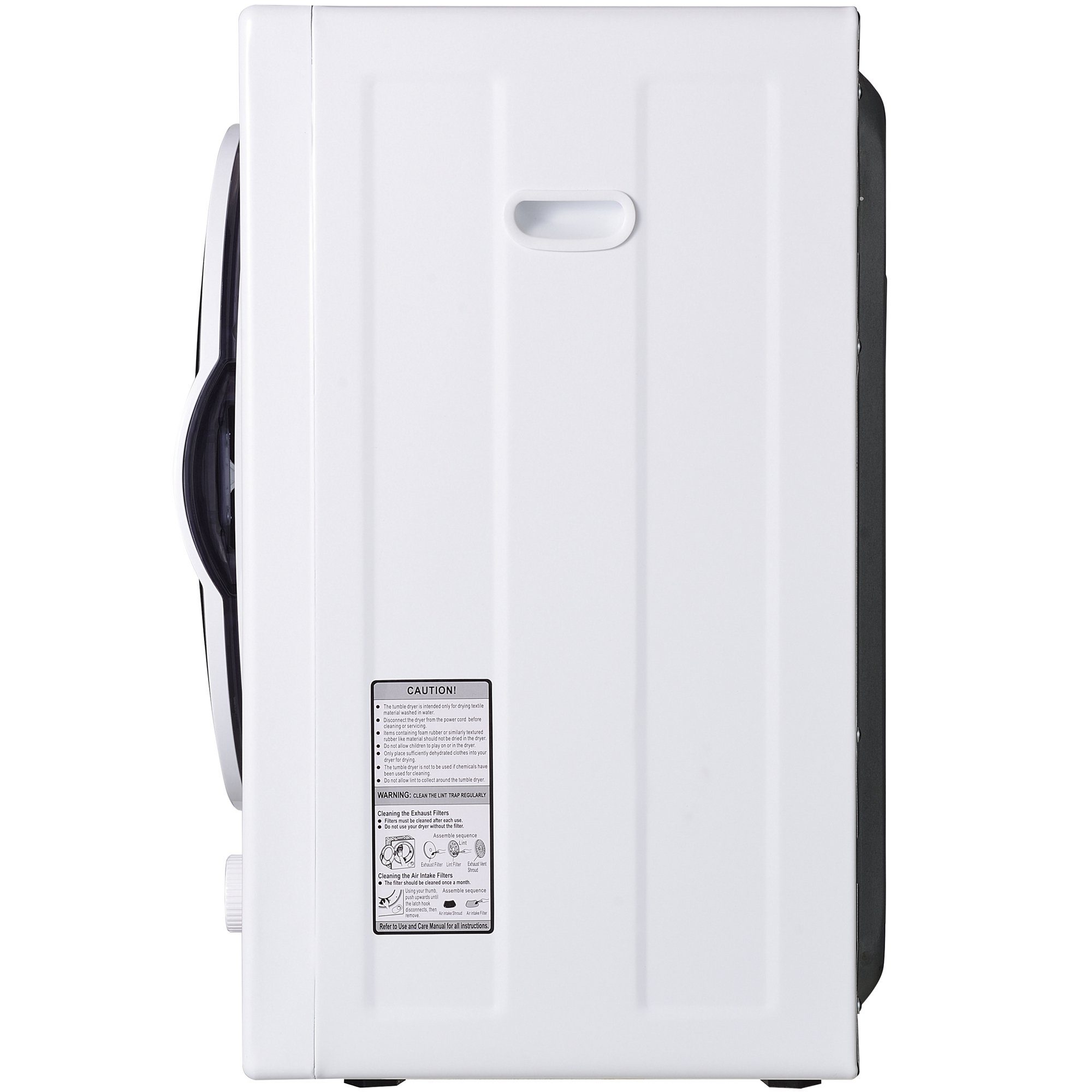Merax Ablufttrockner mini-Wäschetrockner, PTC-Heizelement, Wärmewahl bis 65 °C, Frontlader, 2.5 kg, Doppelte Filterung, freistehend/hängend, Timer 20 bis 200 Minuten