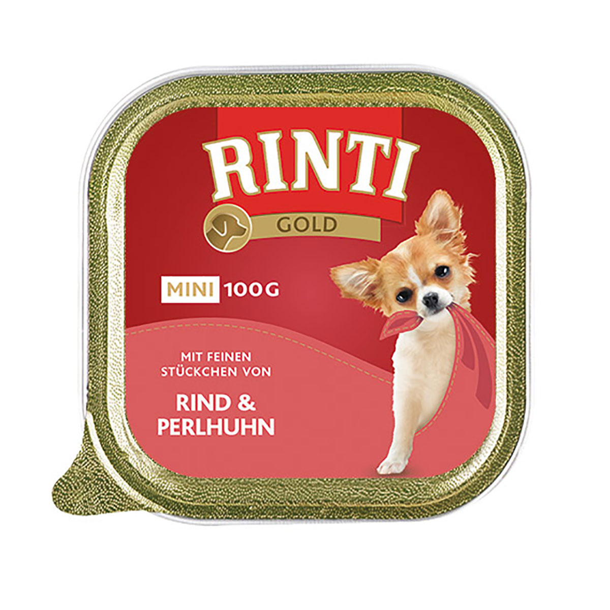 Rinti Gold Mini feine Stückchen von Rind & Perlhuhn bei ZooRoyal
