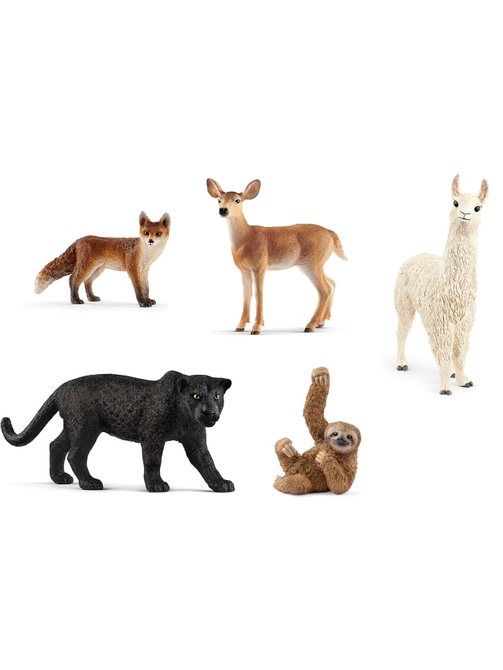 Schleich Tierfiguren - wilde Tiere der Welt 14-teilig in bunt günstig kaufen onesize