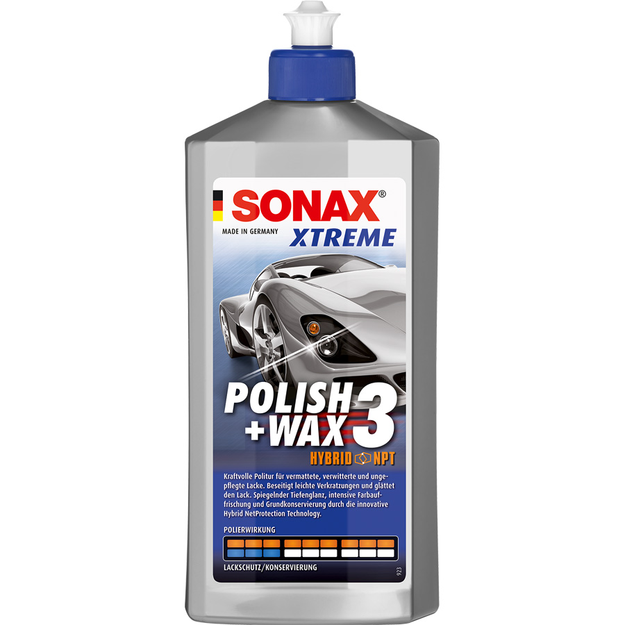 SONAX XTREME Polish+Wax 3 Hybrid NPT, 500 ml - ATU