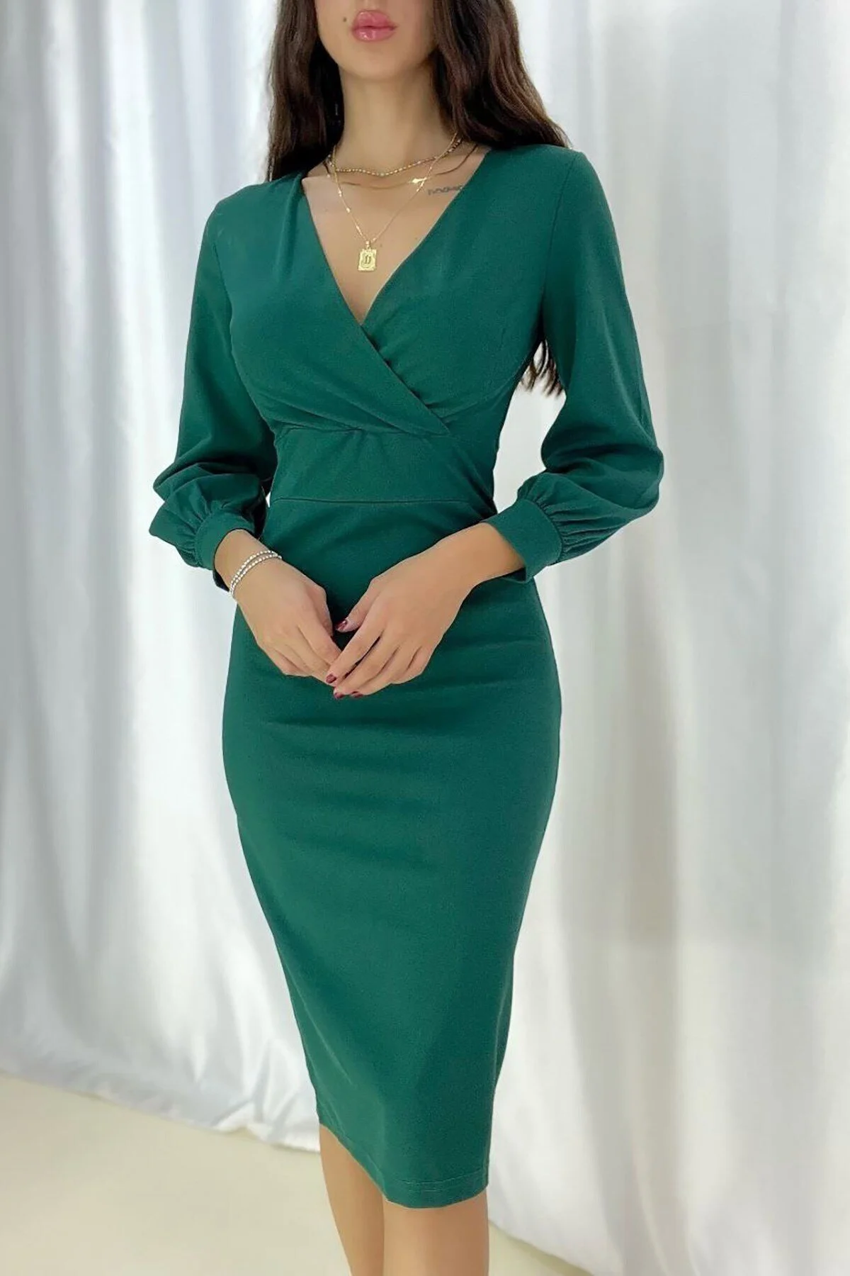 Deafox  Kleid - Grün - A-Linie