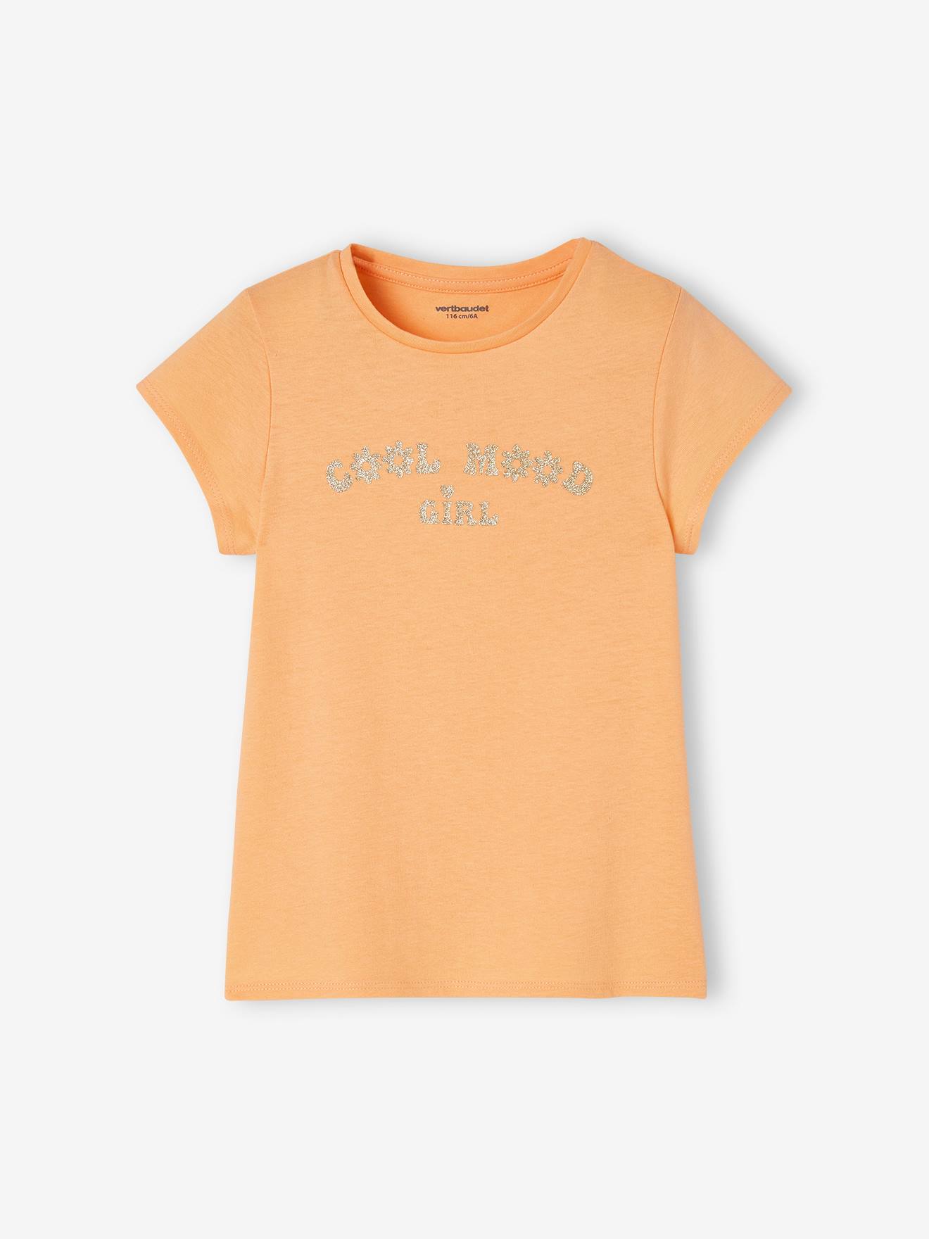 Lot de 3 t-shirts Basics détails irisés fille framboise