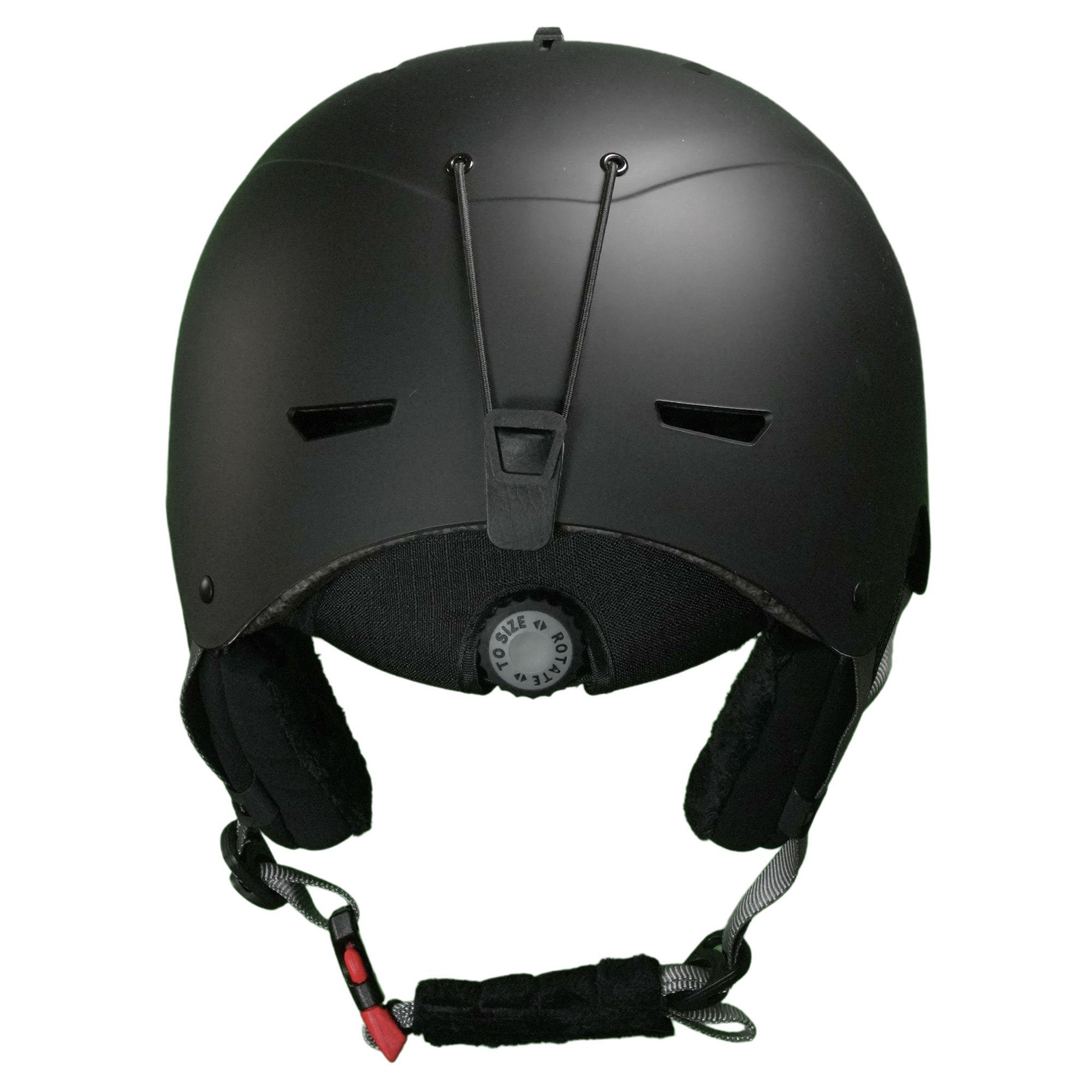 Airtracks Skihelm Ski - Snowboard Helm STRONG SP-S210 (für Herren und Damen mit Ventilationssystem & stufenloser Anpassung), - Farbe Matt  S- 50-54cm. M - 54-58cm, L- 58-61cm