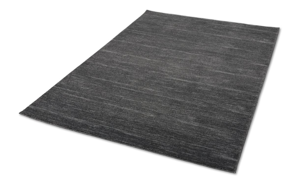 Schöner Wohnen Webteppich Balance dunkelgrau 80x150