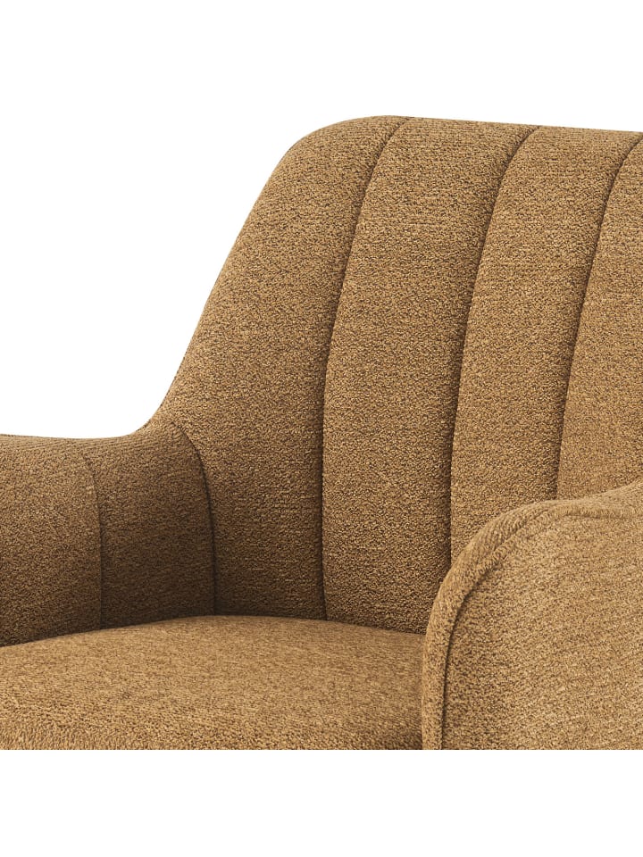 DUBI Möbel 2er-Set: Drehstuhl THOMAS-MAJA in Senfgelb - (B)58 x (H)87 x  (T)62 cm günstig kaufen onesize