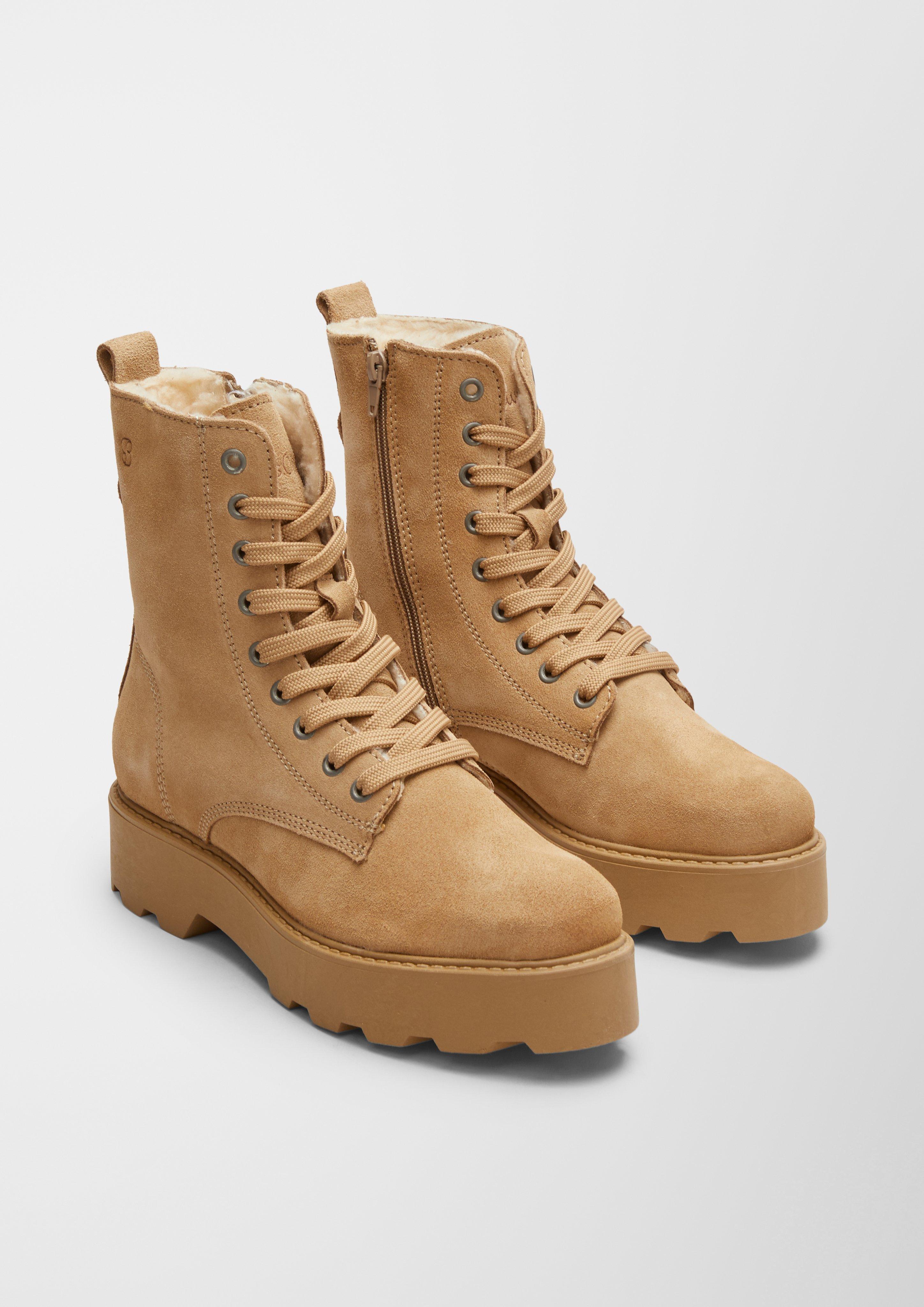 Lederstiefel mit Teddyfutter  6006656-355