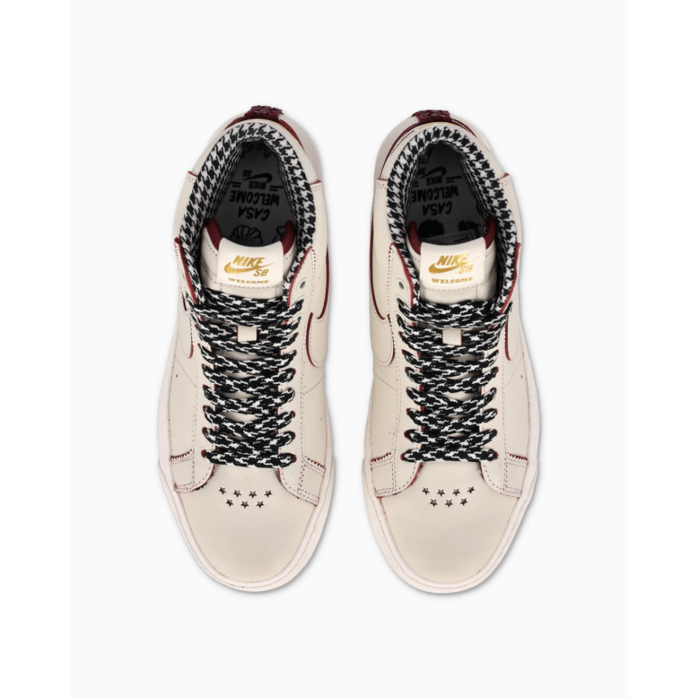 Nike x Skateboarding Zoom Blazer Mid Welcome FQ0795-100 / weiss