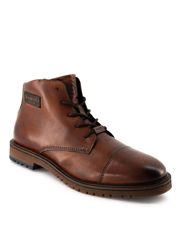 bugatti, Desert Boots, Leder warmgefüttert, cognac