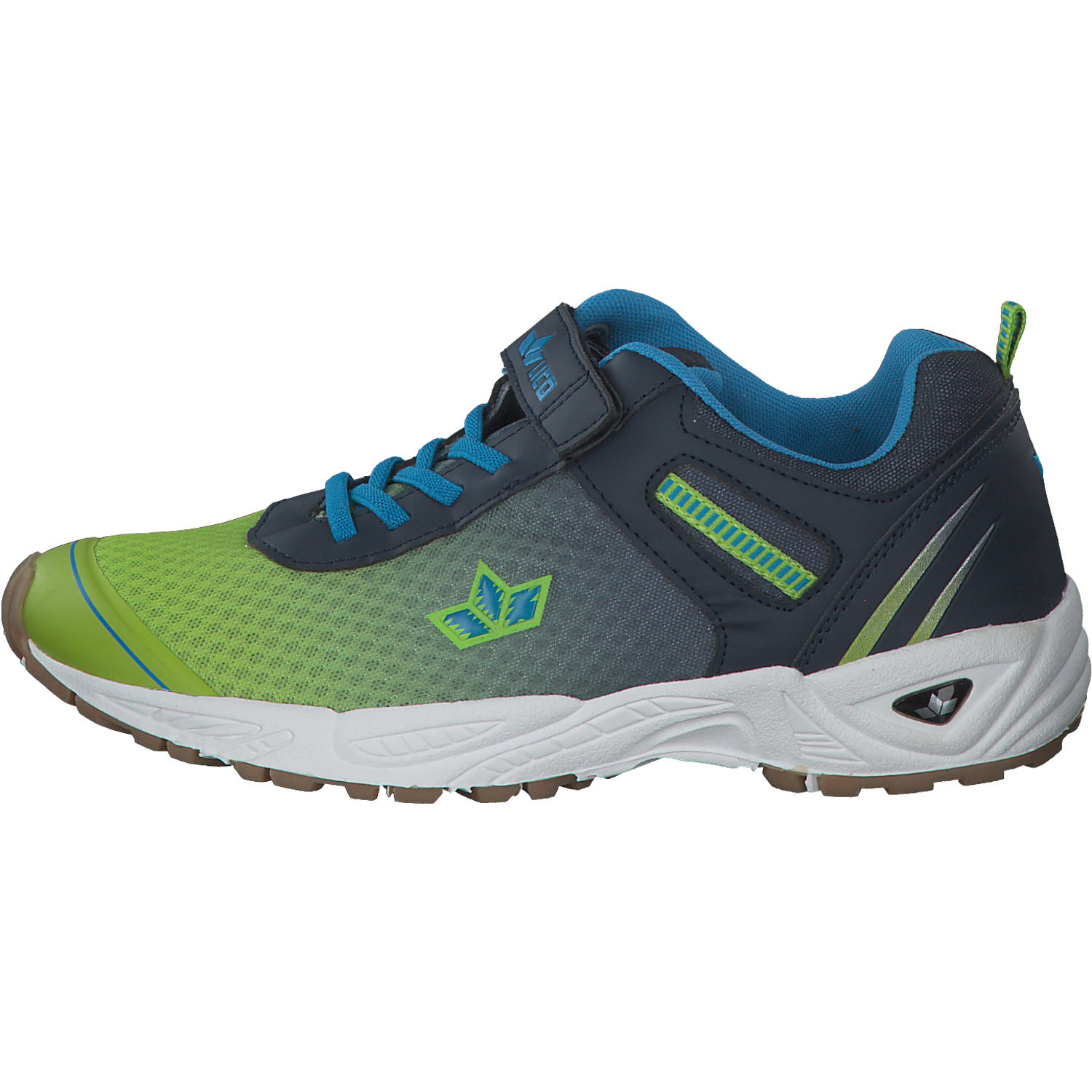 Geka Barney VS M, Sneakers Low, Kinder, lemon/marine/blau