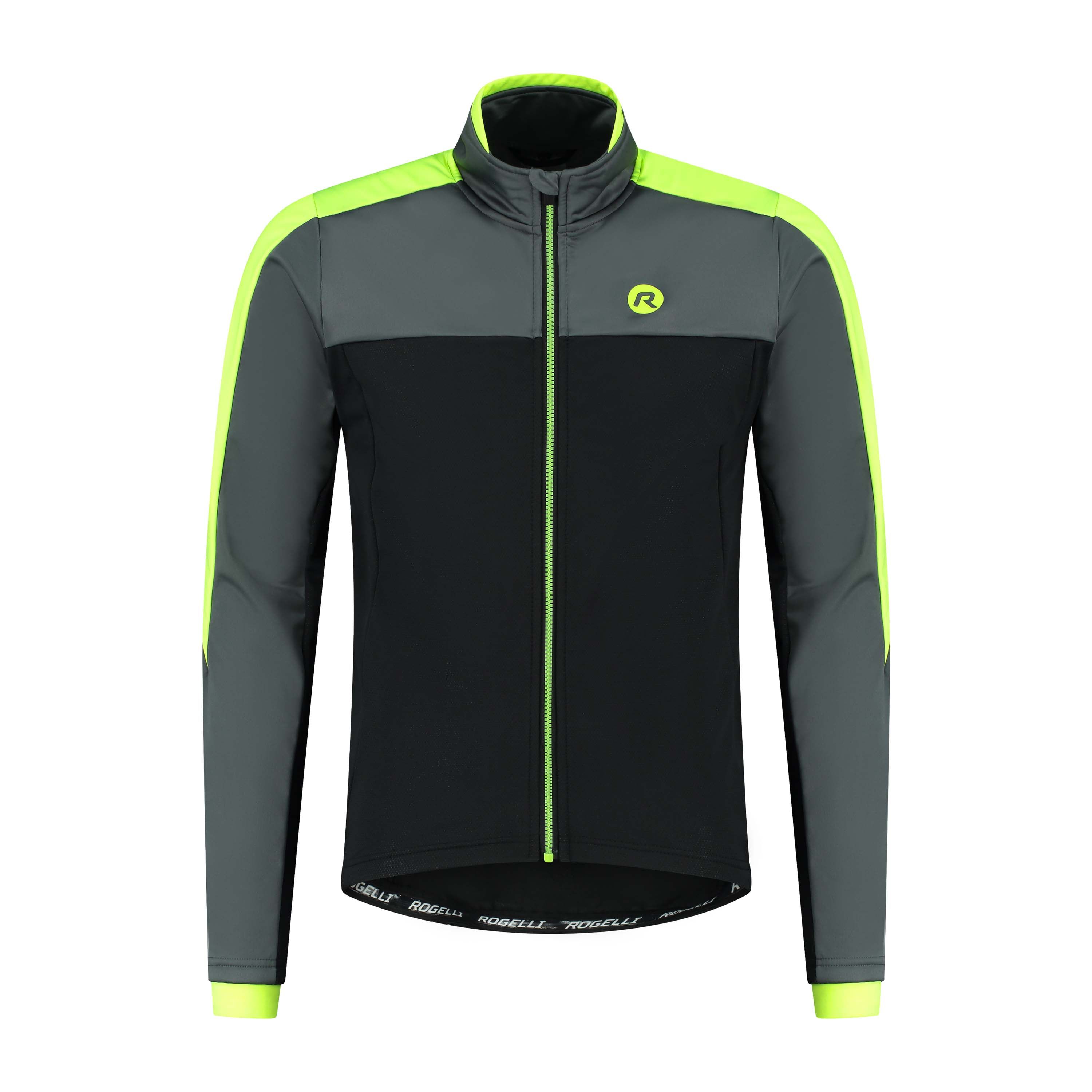Rogelli Freeze Fluor Black Grey Herren Winterjacke