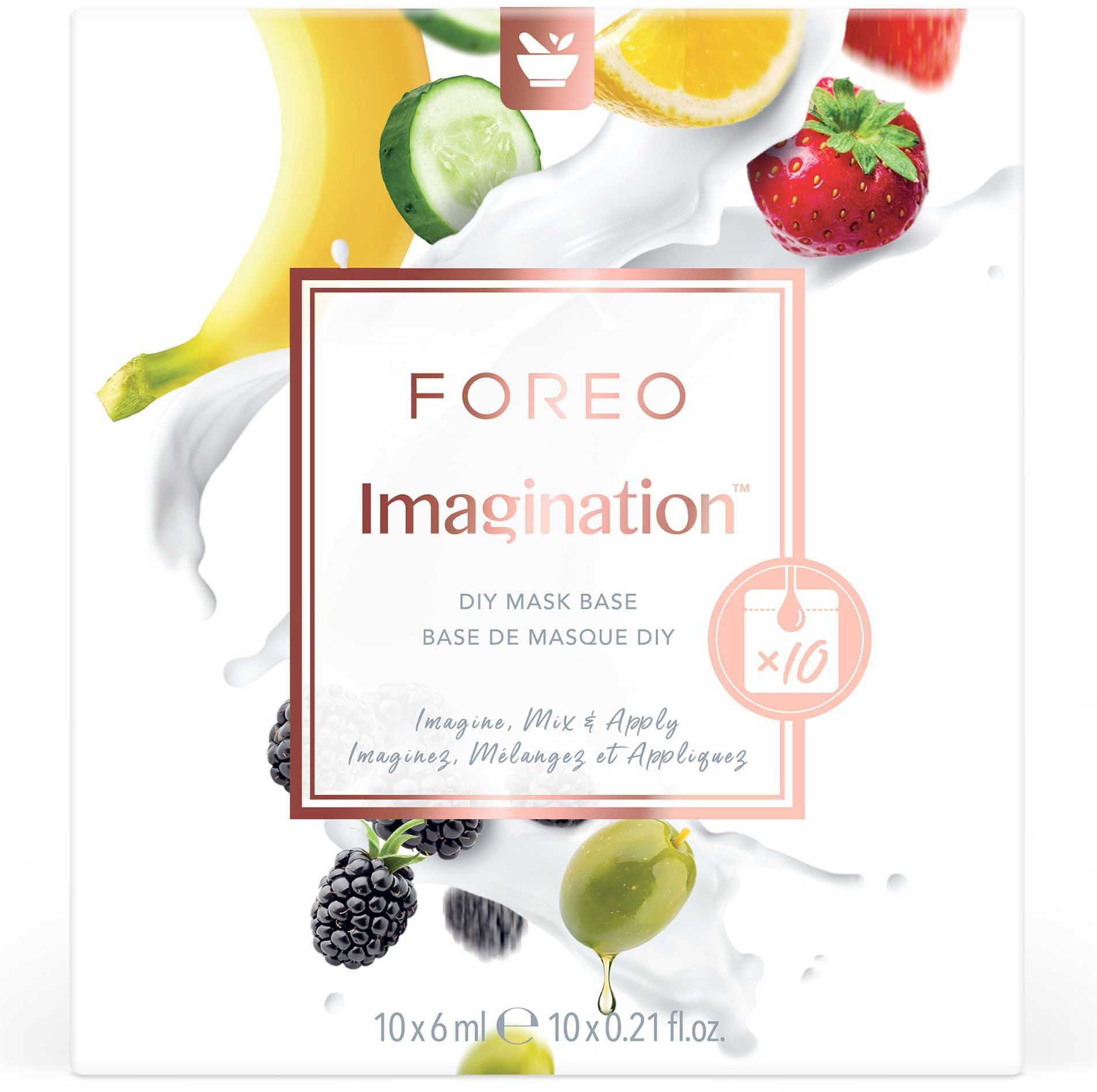 FOREO Gesichtsmaske Imagination DIY Mask Base Sachets, 10-tlg.