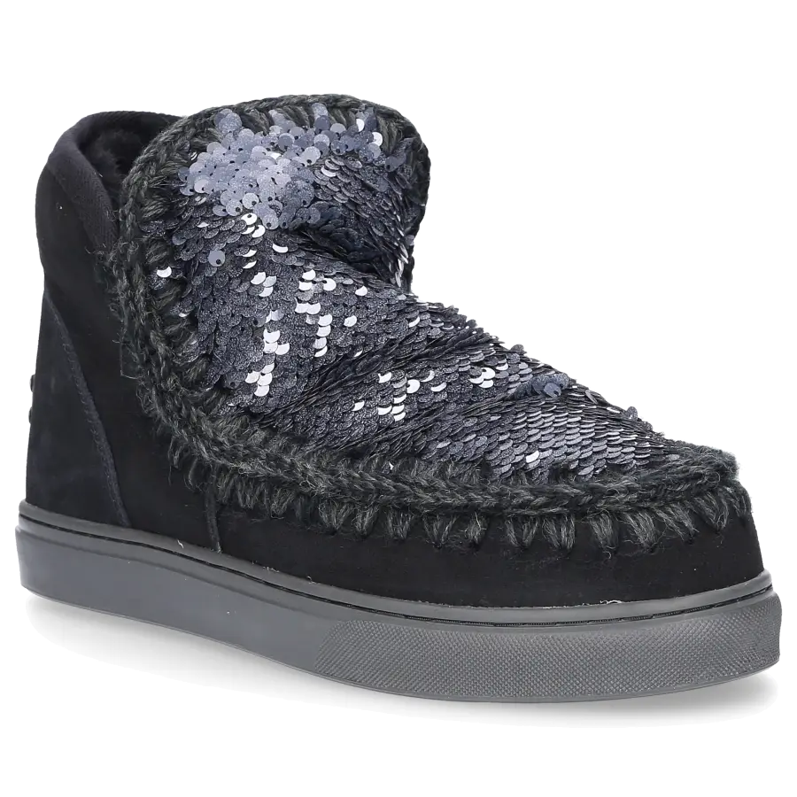 MOU - Snowboots ESKIMO MINI gefüttert - schwarz