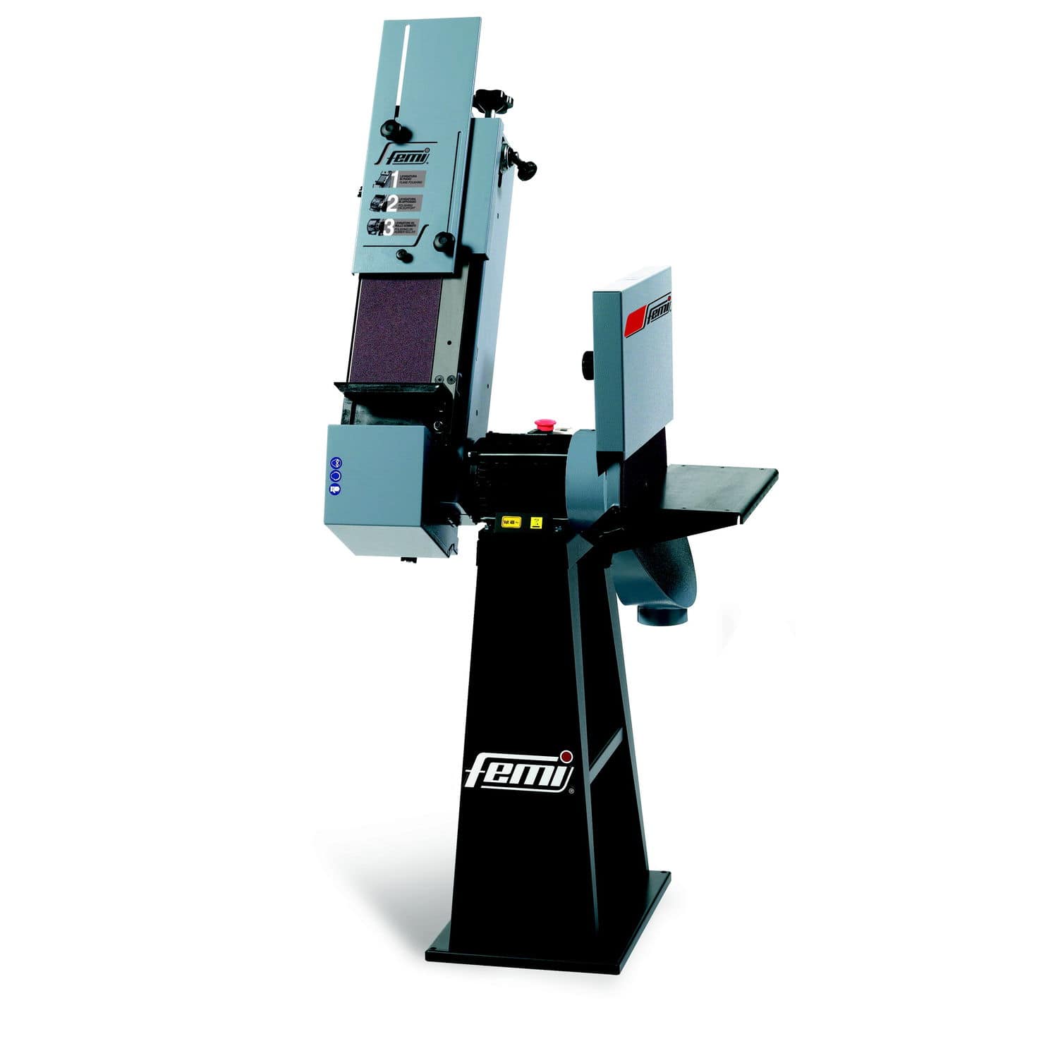 Lixadeira de cinta/disco combinada industrial Femi 8286232 539B 1350/1600W/400V