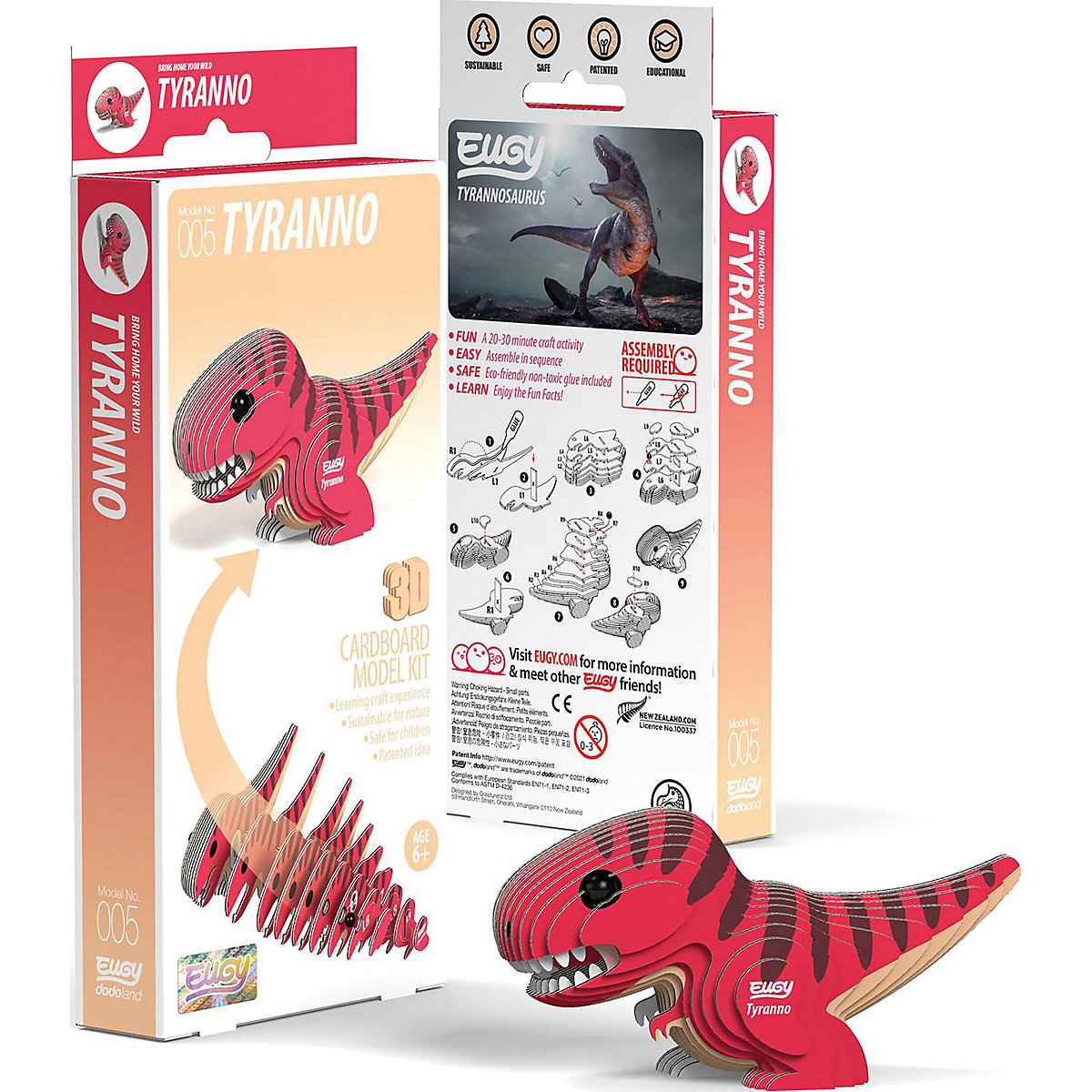 3D Bastelset Tyrannosaurus (MQ6)