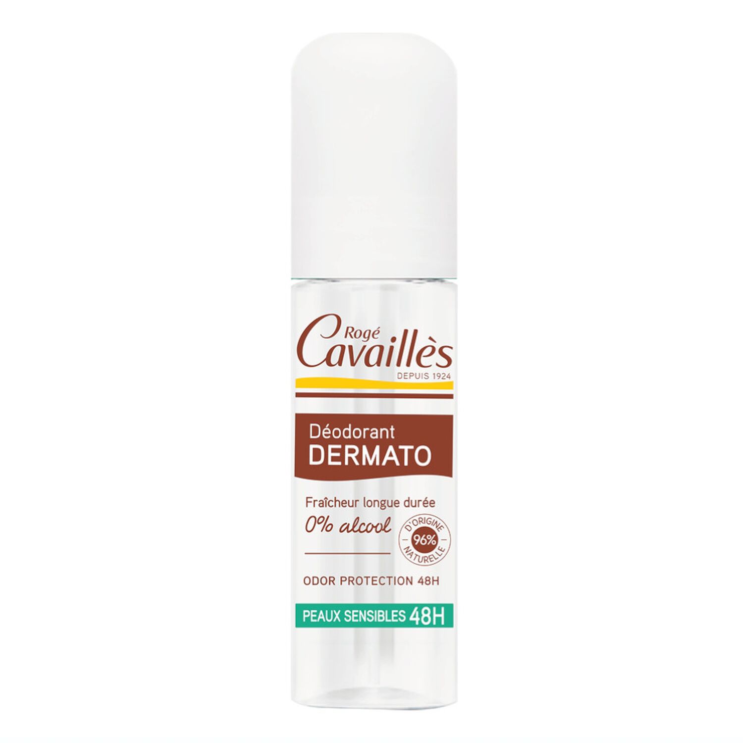 Cavaillès Dermato Déodorant Peaux Sensibles 48H Vaporisateur 80 ml