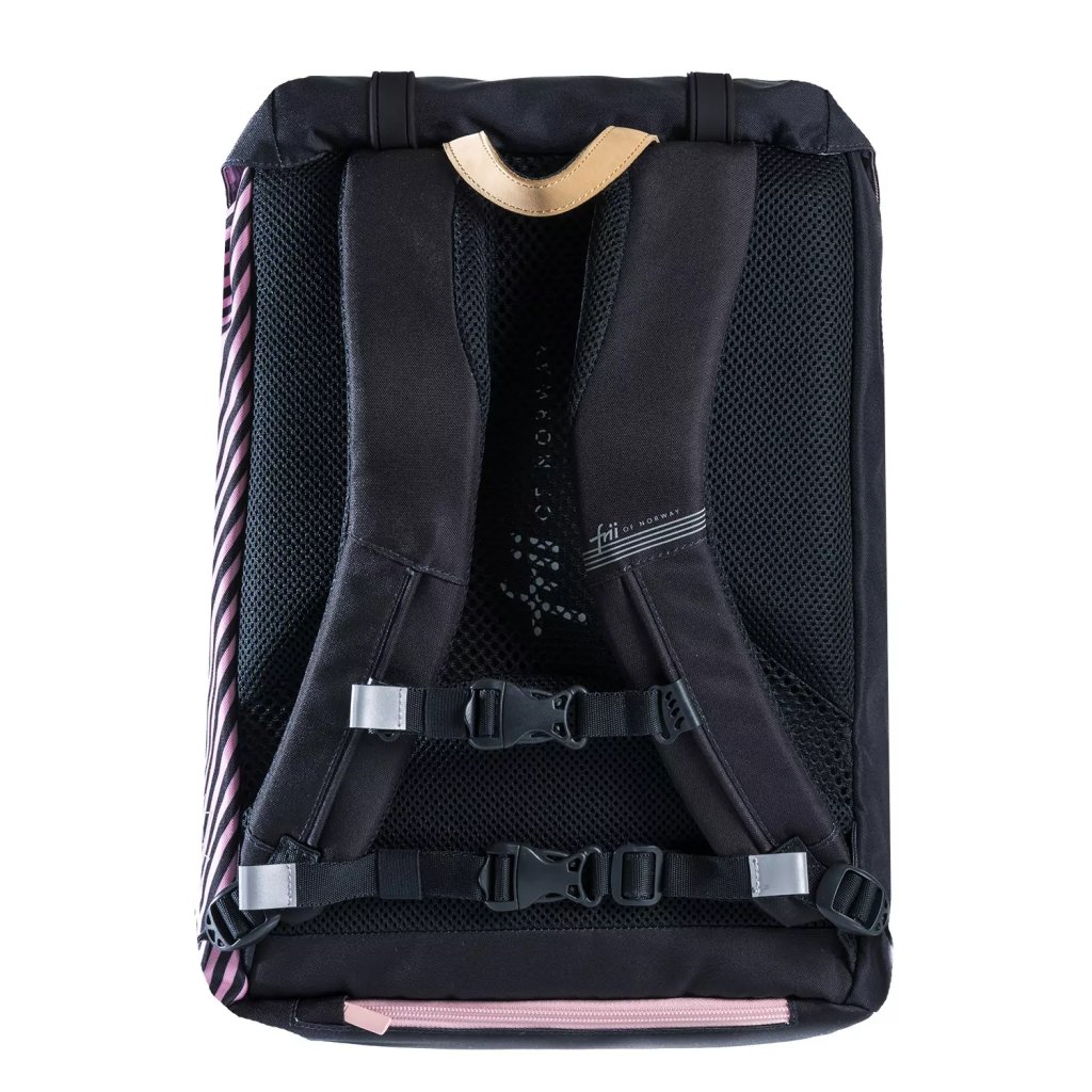Frii of Norway Ergonomischer Schulrucksack 30L Pink Stripe