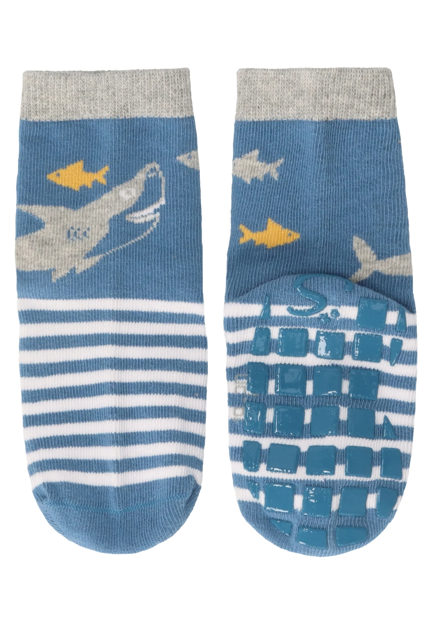 ABS Socken im 2er Pack mit Motiv Fische