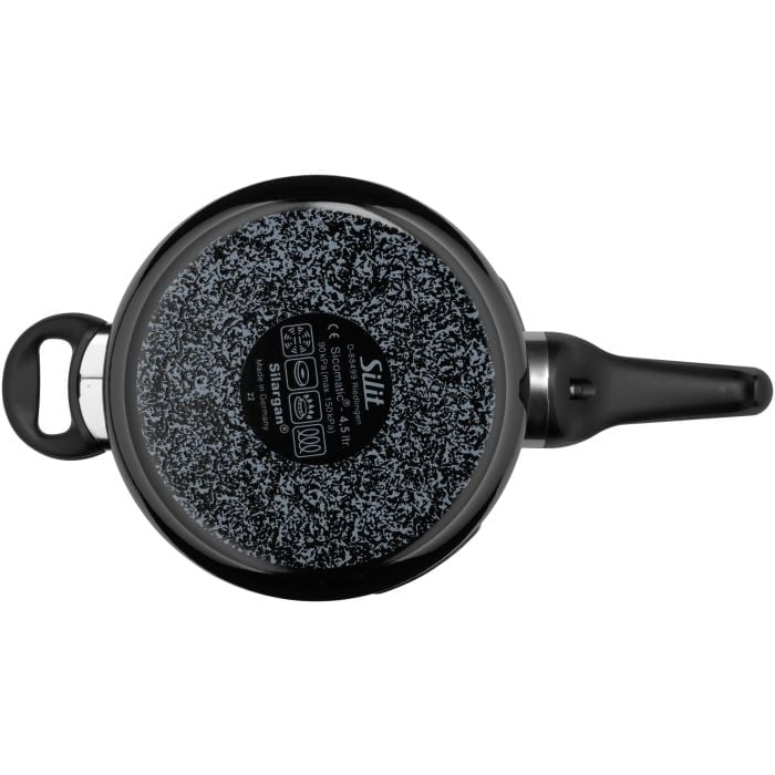 Silit Silargan® Sicomatic t-Plus Schnellkochtopf 4,5 l, Black