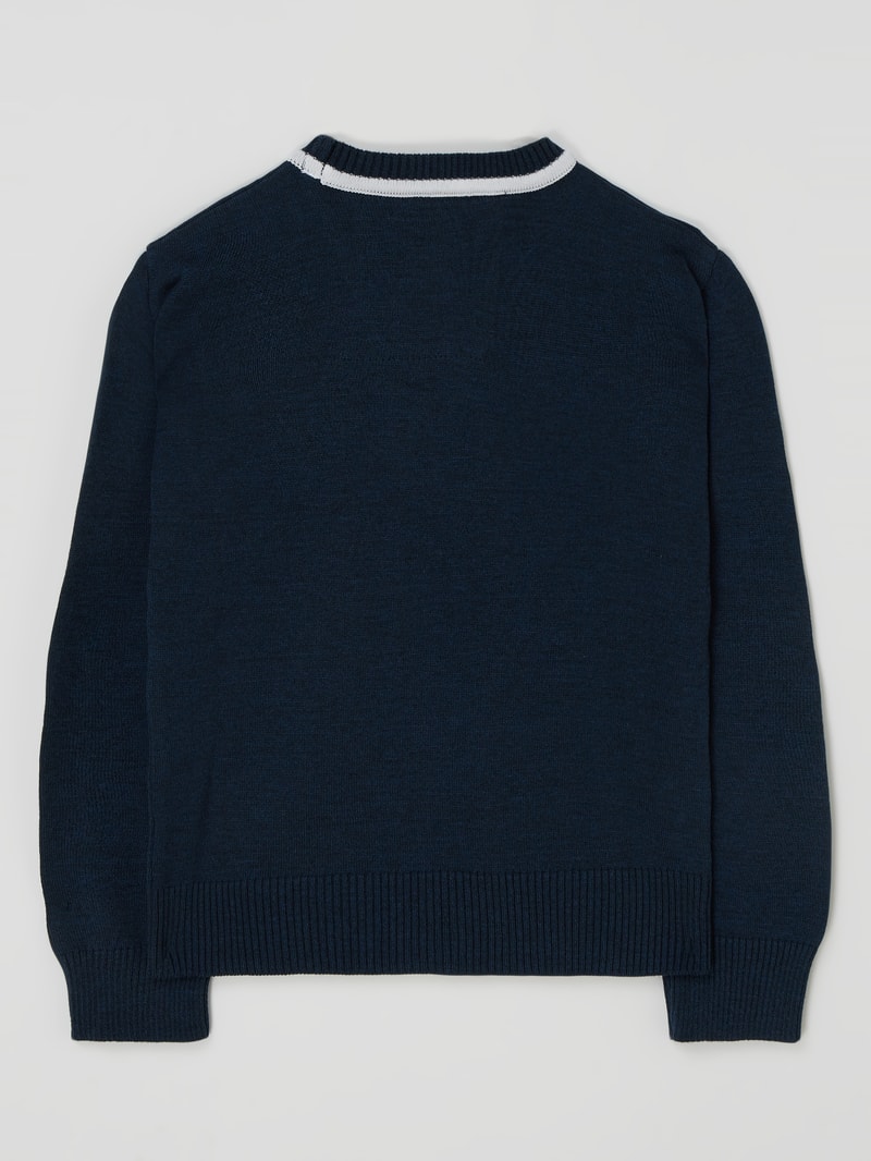 Cardigan mit Rundhalsausschnitt  in hellblau