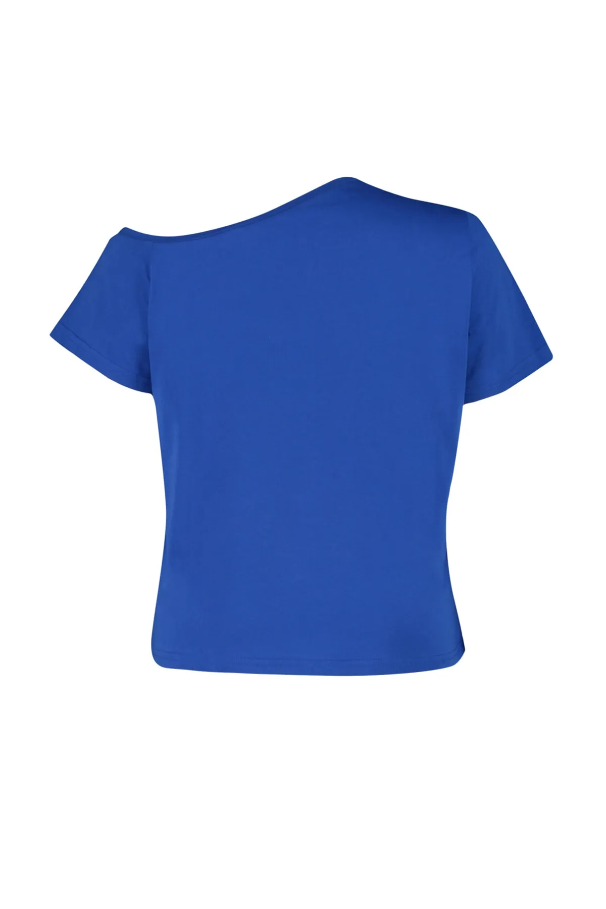 Trendyol Curve  Saks Strickbluse mit niedriger Schulter und detailliertem Schnitt TBSSS22AF0052