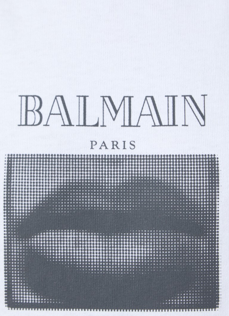 Tricou Balmain cu logo imprimat
