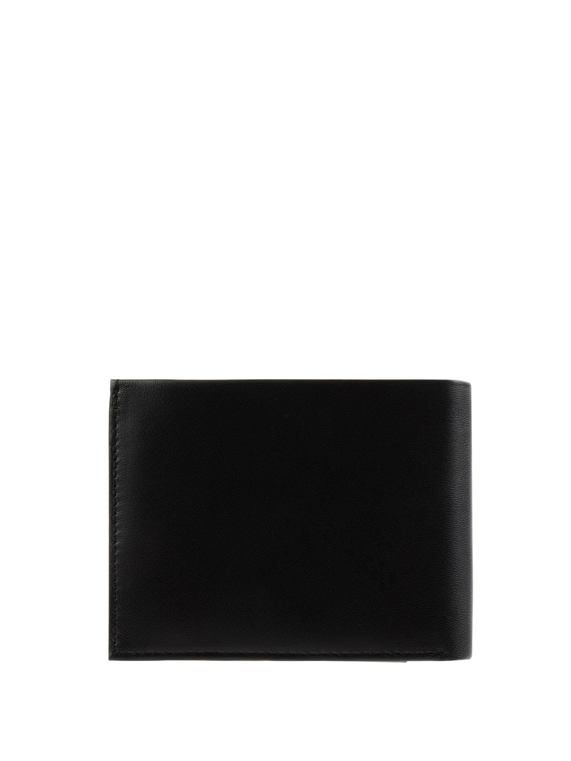 Geldbörse aus Leder in schwarz