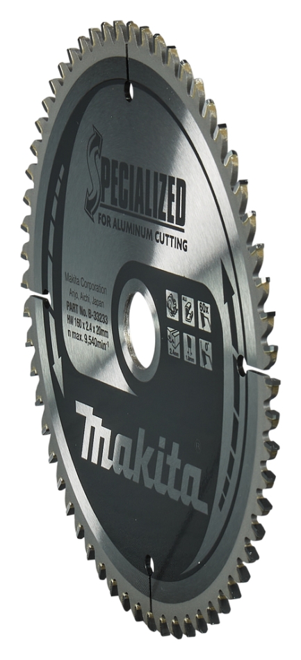 Makita pribor B-33233 HM list pile Specifikacije Aluminij 160 x 20 x 60T