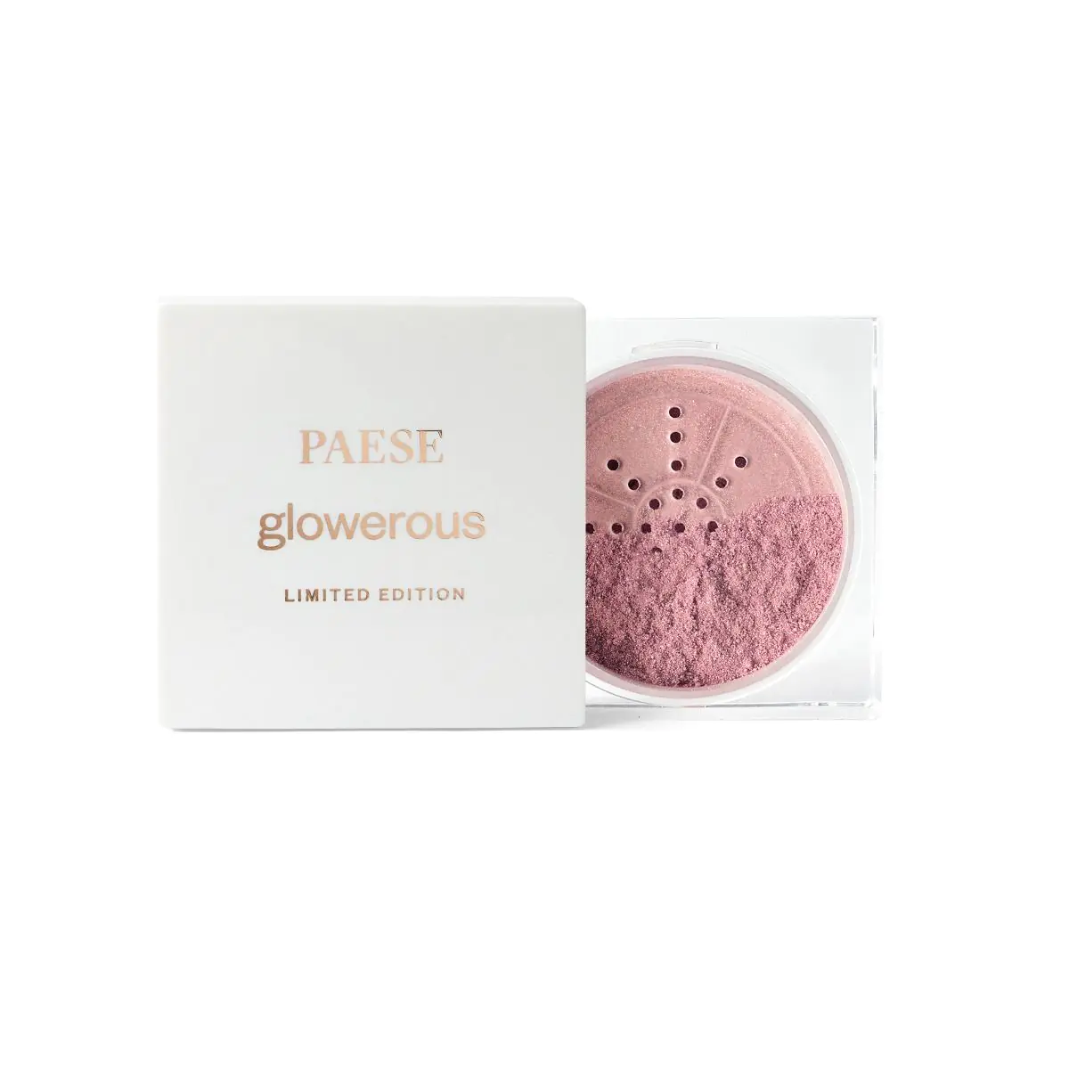 Paese Glowerous - Хајлајтер у праху 01 Розе 5 г