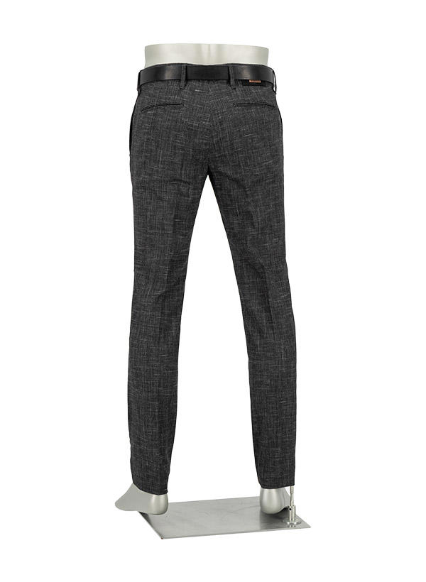 Alberto, Hose Rob, Slim Fit, Wolle, anthrazit