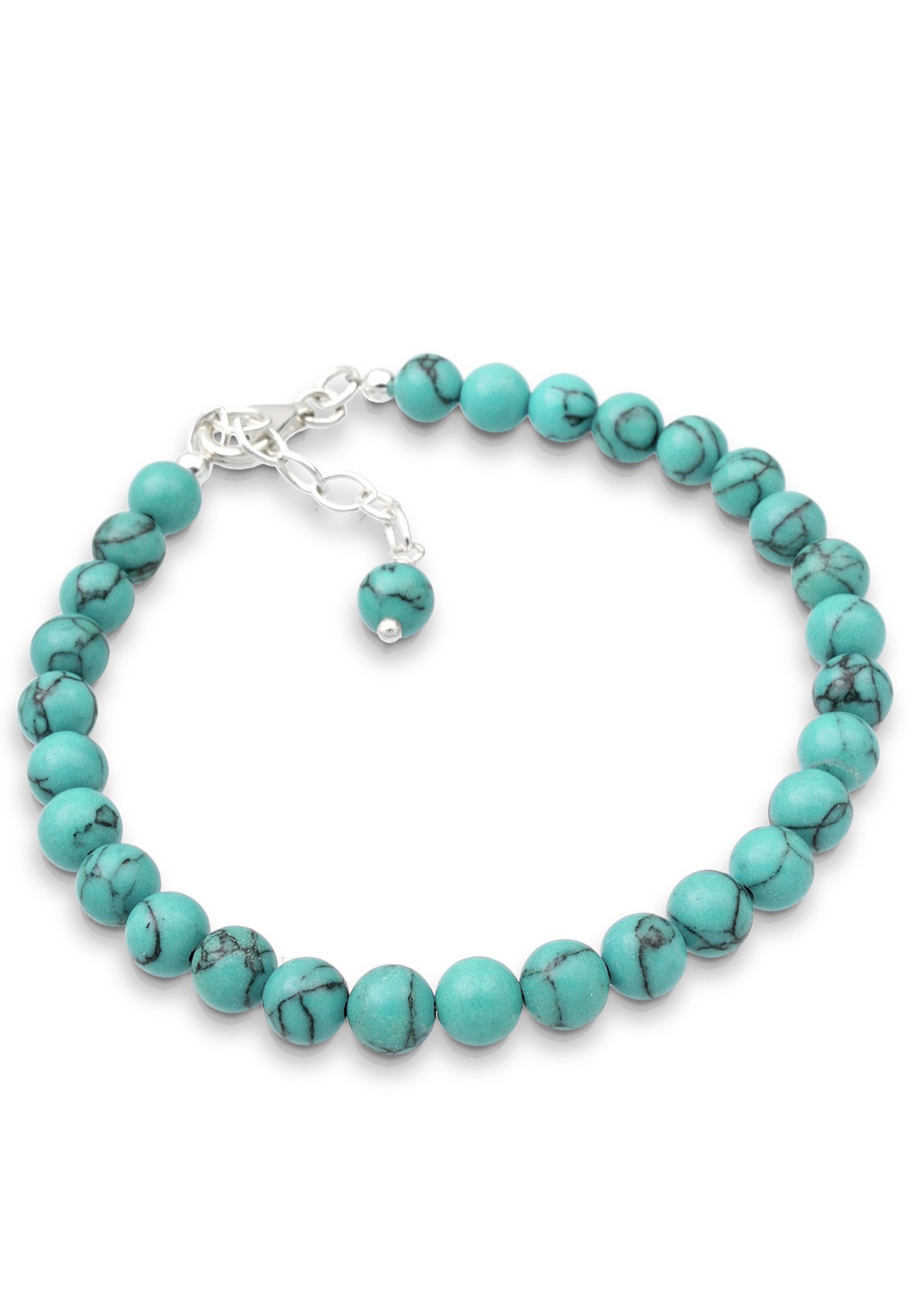 Vestido de gala ajustable estilo boho para mujer de Elli con detalles en turquesa y bordado en plata de ley 925.