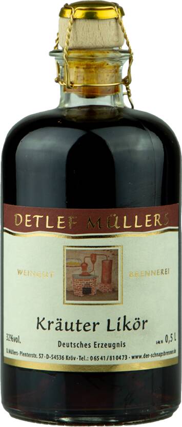 Weingut-Brennerei Detlef Müllers Kräuterlikör