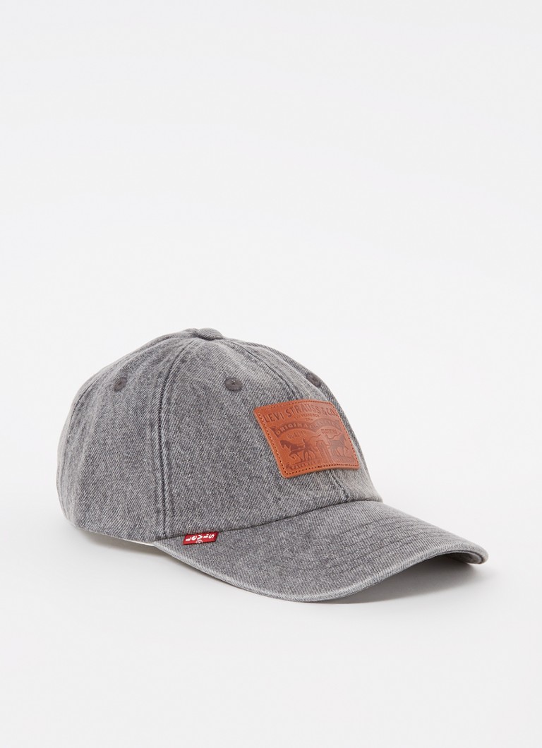 Levi's Relaxed Dad denim cap with logo