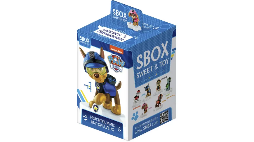 PAW PATROL SBOX Fruchtgummis & Spielzeug 10 g