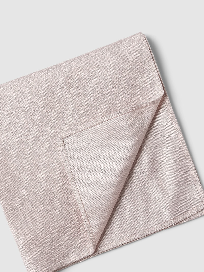 Fliege und Einstecktuch im Set in mauve