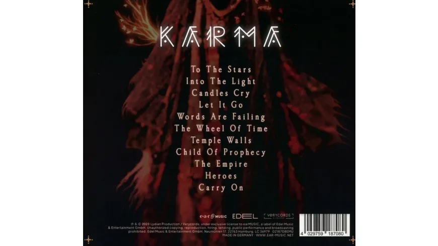 KARMA(CD Digipak)