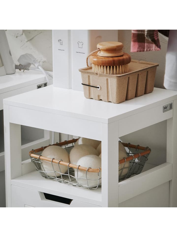 SoBuy Wäscheschrank in Weiß - (B)30 x (H)90 x (T)30cm günstig kaufen onesize