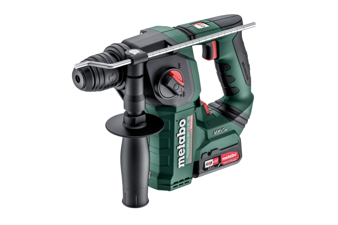 Metabo 600207500 BH 12 BL 16 Accu Combihamer SDS-Plus 12V 2,0Ah Li-Ion σε metaBOX