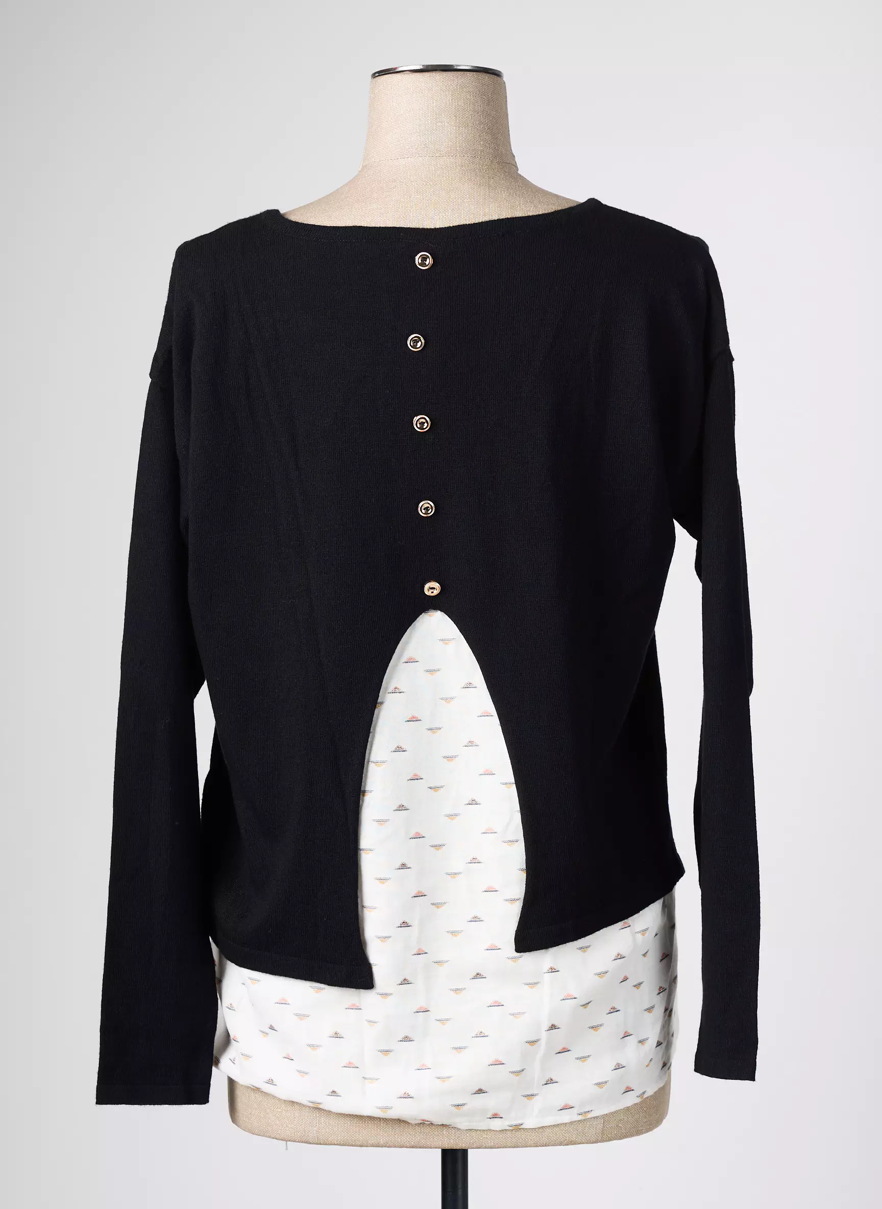 Thalassa Pull Tuniques Femme couleur noir