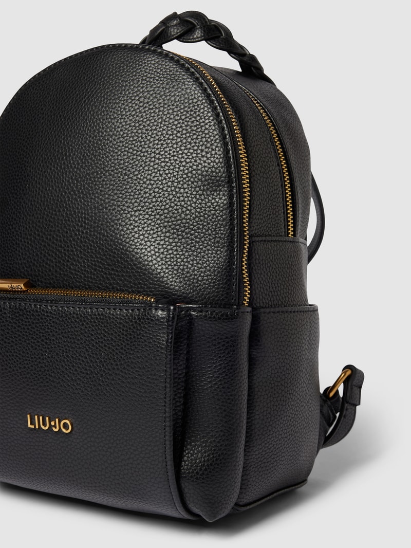 Rucksack mit Strukturmuster Modell 'Arizona' in schwarz
